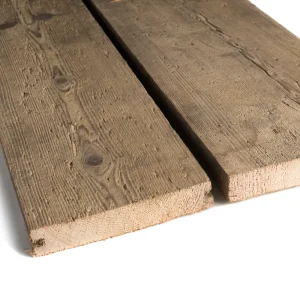 Tablas de suelo recuperadas con regata